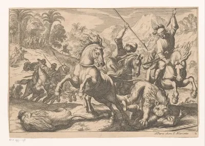Jacht op leeuwen