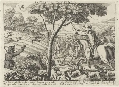 Jacht op patrijsvogels