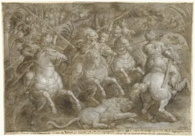 Jacht op Perzische leeuwen