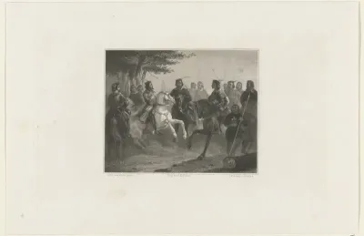 Jachtpartij van de edelen en de graaf, 1296