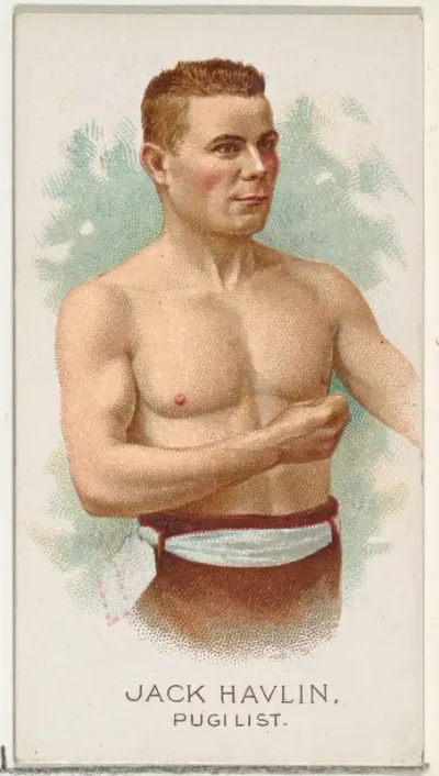 Jack Havlin, Pugilist, from World's Champions, Series 2 (N29) for Allen & Ginter Cigarettes