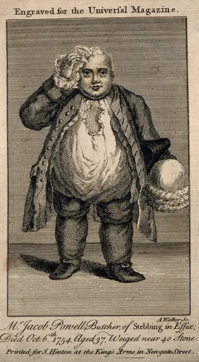 Jacob Powell, who died weighing almost 40 stone