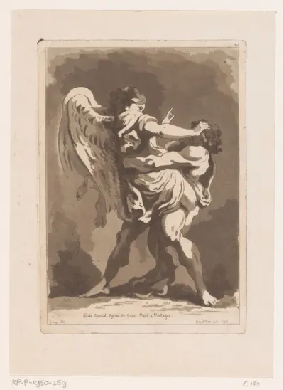 Jacob worstelt met de engel