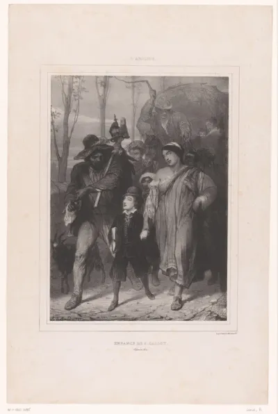 Jacques Callot als kind op reis