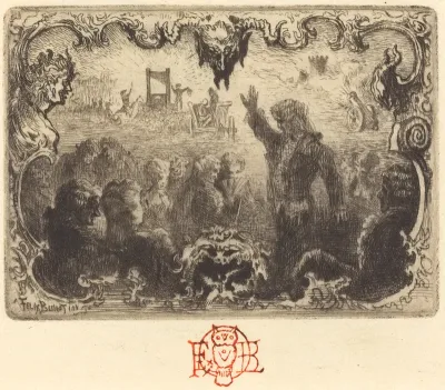 Jacques Cazotte's "Le Diable amoureux" (3rd vignette)