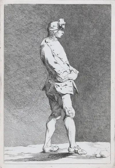 Jacques Saly (?), pl. VI from "Recueil de caricatures"