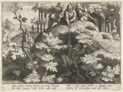 Jager gevangen in kuil