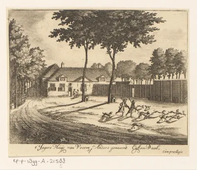 Jagershuis op het landgoed van Paleis Soestdijk