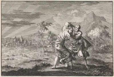 Jakob in gevecht met de engel