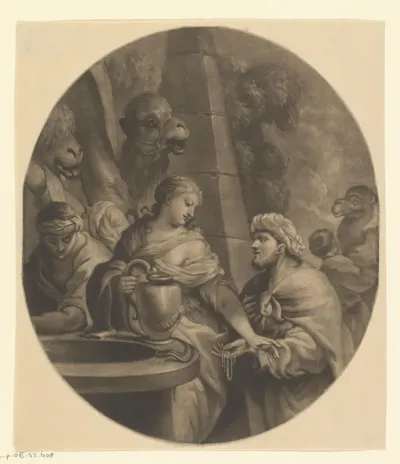 Jakob ontmoet Rachel bij de bron
