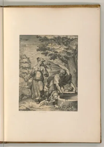 Jakob und Rachel am Brunnen