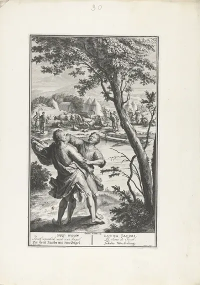 Jakob worstelt met de engel