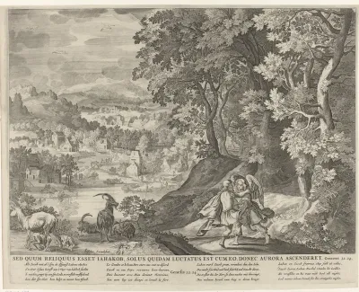 Jakob worstelt met de engel