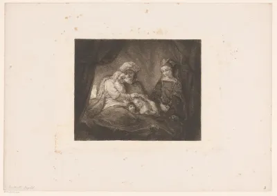 Jakob zegent Efraïm en Manasse