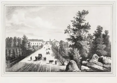 Jakobstad, illustration for Finland Depicted in Drawings, booklets XXVIII-XXX