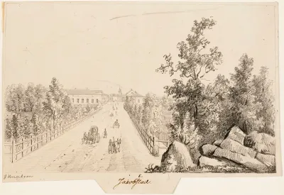 Jakobstad, original drawing for Finland Depicted in Drawings