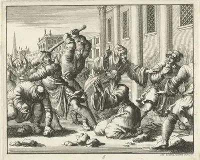 Jakobus de Mindere (Jacobus Minor) doodgeslagen
