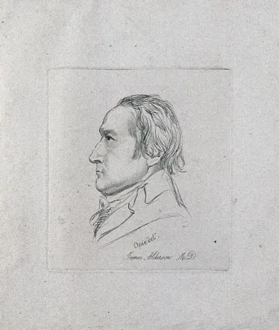 James Alderson. Etching after J. Opie