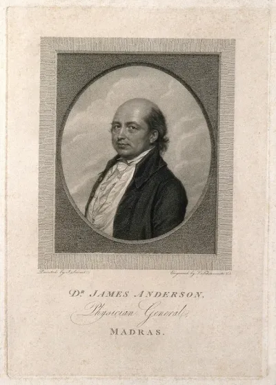James Anderson. Stipple engraving by L. Schiavonetti after J. Smart