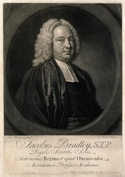 James Bradley. Mezzotint by J. Faber after Thomas Hudson