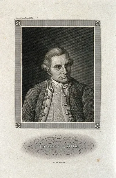 James Cook. Line engraving after Sir N. Dance-Holland, 1776