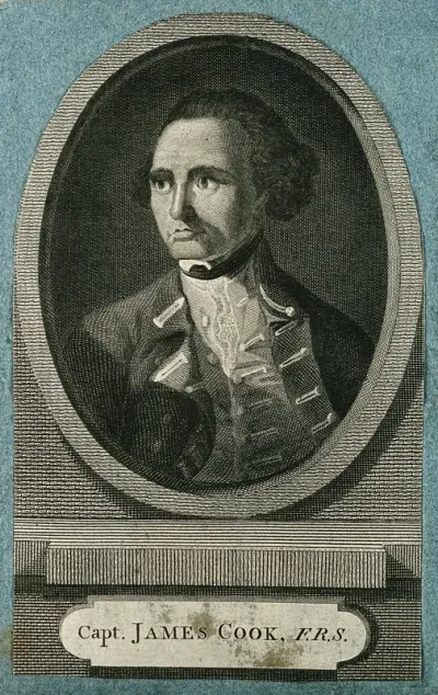 James Cook. Line engraving by D. Berger after Sir N. Dance-Holland, 1776