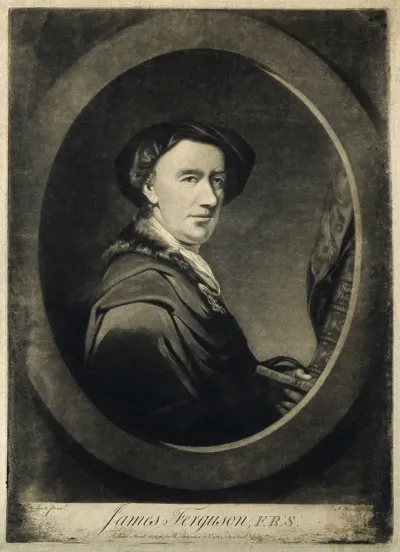 James Ferguson. Mezzotint by F. Haward, 1776, after J. Northcote