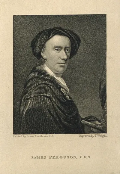 James Ferguson. Stipple engraving by T. Wright after J. Northcote