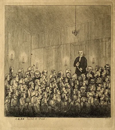 James Graham: addressing a throng in Edinburgh