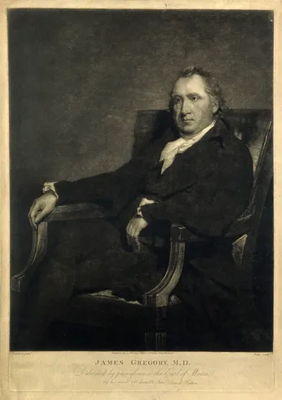 James Gregory. Mezzotint by G. Dawe, 1805, after H. Raeburn