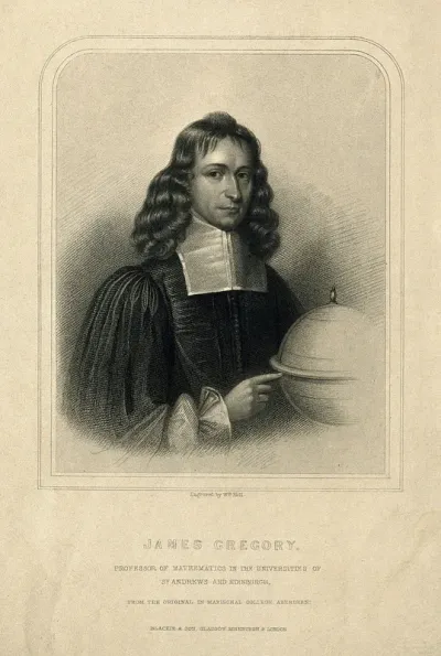 James Gregory. Stipple engraving by W. Holl