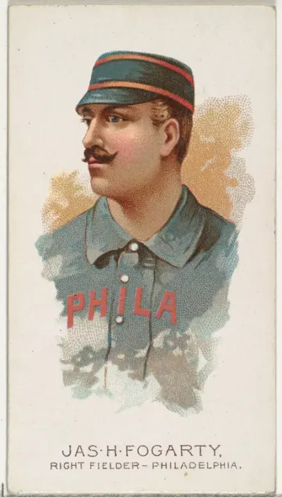 James H. Fogarty, Baseball Player, Right Fielder, Philadelphia, from World's Champions, Series 2 (N29) for Allen & Ginter Cigarettes