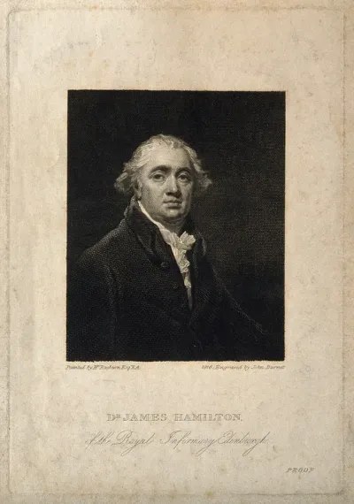 James Hamilton. Line engraving by J. Burnet, 1816, after H. Raeburn