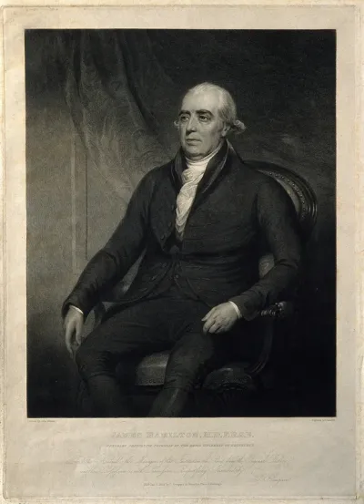 James Hamilton. Stipple engraving by T. Gaugain, 1825, after J. Watson (Gordon)