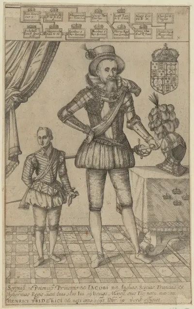 James I and Prince Henry Frederick