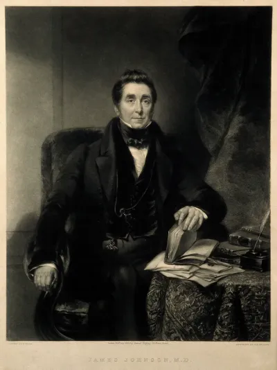 James Johnson. Mezzotint by G. H. Phillips, 1835, after J. Wood