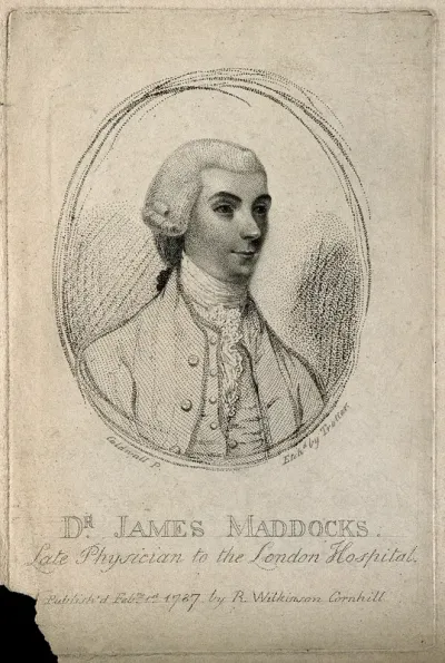 James Maddocks. Etching by T. Trotter, 1787, after J. Caldwall