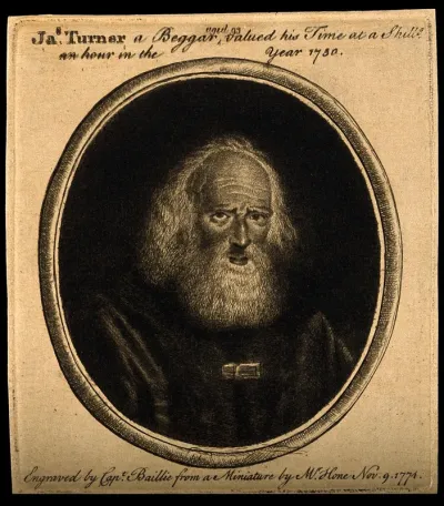 James Turner, a beggar and a painters model