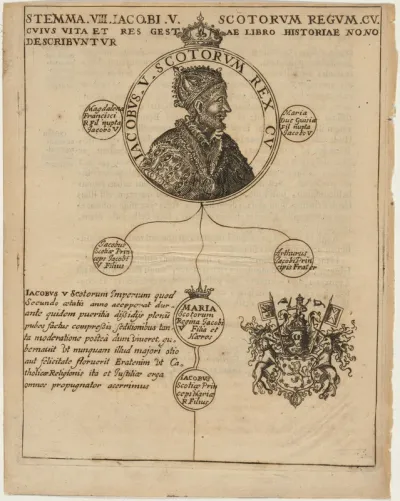James V of Scotland with Geneology