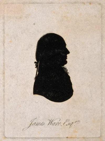 James Ware. Aquatint silhouette, 1801