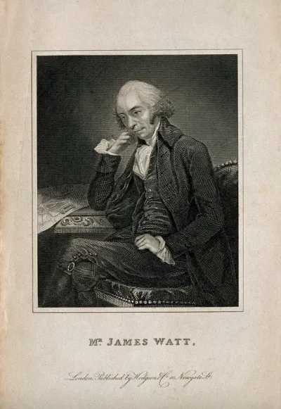 James Watt. Engraving after C. F. von Breda, 1792