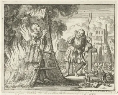 Jan Bosch te Maastricht verbrand, 1559