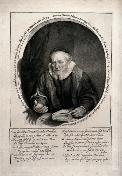Jan Cornelisz. Sylvius. Heliogravure by C. Amand-Durand after Rembrandt van Rijn, 1646