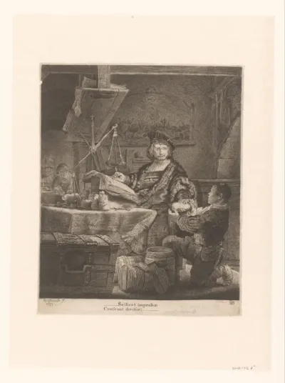 Jan Uytenbogaert, 'The goldweigher'