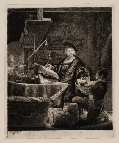 Jan Uytenbogaert, “The Goldweigher”