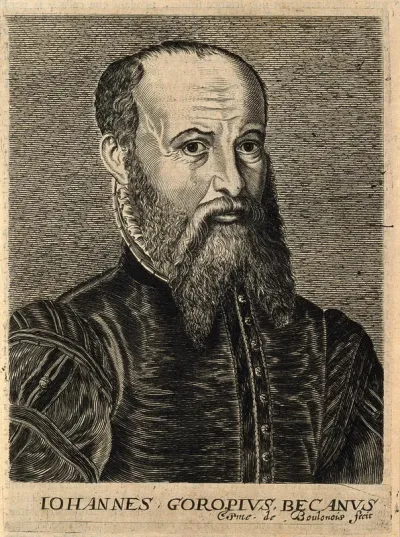 Jan van Gorp. Line engraving by E. de Boulonnois, 1682, after P. Galle
