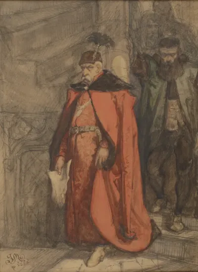 Jan Zamoyski Goes to Announce Zborowski's Death Sentence