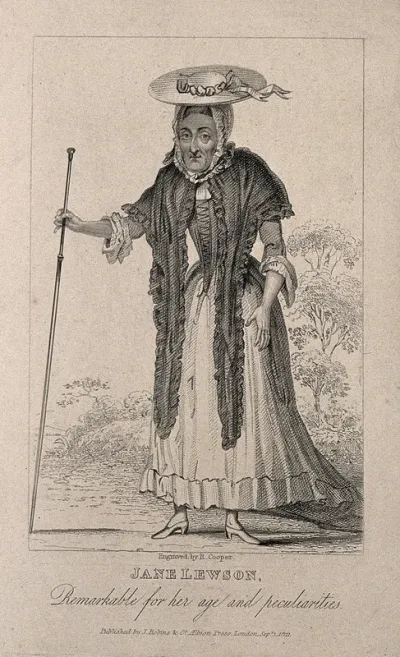 Jane Lewson, an elderly eccentric