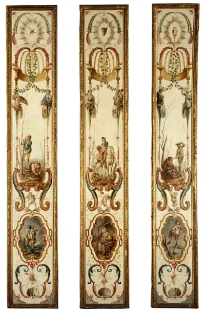 January and February (part of a set illustrating the months of the year)