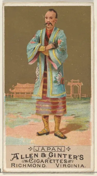 Japan, from the Natives in Costume series (N16) for Allen & Ginter Cigarettes Brands